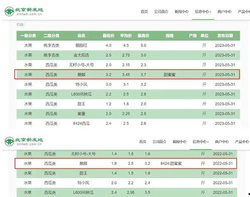 面瓜今日价格行情,价格波动解析与市场趋势洞察