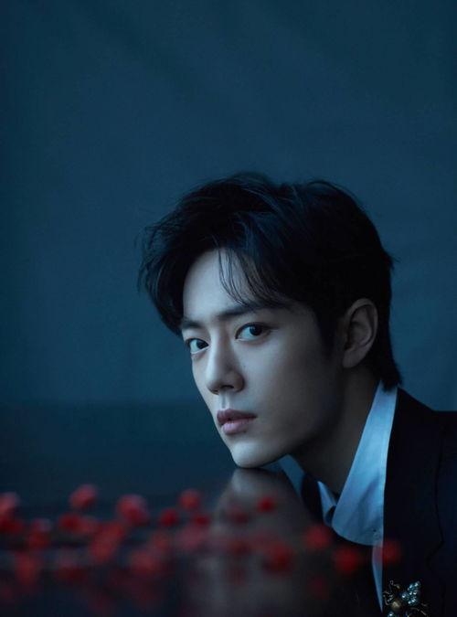 肖战同学吃黑瓜照片